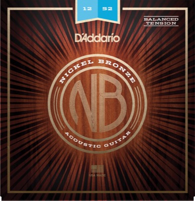 NB1252BT i gruppen Strenger / Gitarstrenger / D'Addario / Acoustic Guitar / Nickel Bronze hos Crafton Musik AB (370205057050)