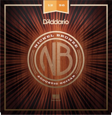 NB1256 i gruppen Strenger / Gitarstrenger / D'Addario / Acoustic Guitar / Nickel Bronze hos Crafton Musik AB (370205087050)