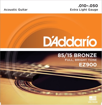 EZ900 i gruppen Strenger / Gitarstrenger / D'Addario / Acoustic Guitar / 80/15 Great American hos Crafton Musik AB (370210807050)