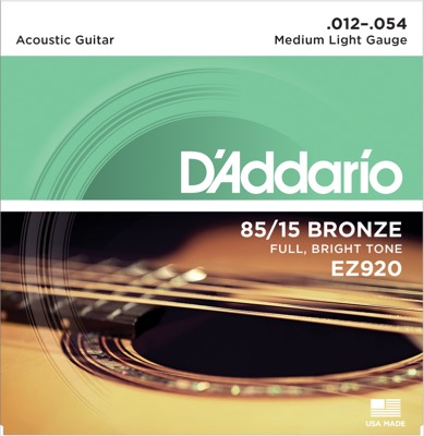 EZ920 i gruppen Strenger / Gitarstrenger / D'Addario / Acoustic Guitar / 80/15 Great American hos Crafton Musik AB (370212807050)