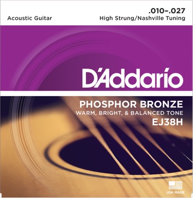 EJ38H i gruppen Strenger / Gitarstrenger / D'Addario / Acoustic Guitar / Phosphor Bronze hos Crafton Musik AB (370260007050)