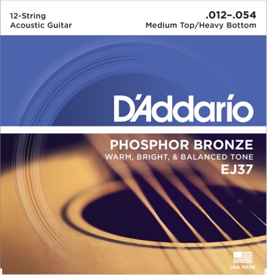 EJ37 i gruppen Strenger / Gitarstrenger / D'Addario / Acoustic Guitar / Phosphor Bronze hos Crafton Musik AB (370262507050)