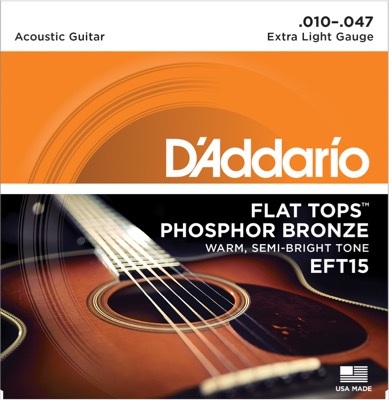EFT15 i gruppen Strenger / Gitarstrenger / D'Addario / Acoustic Guitar / Phosphor Bronze Flat Tops hos Crafton Musik AB (370285007050)