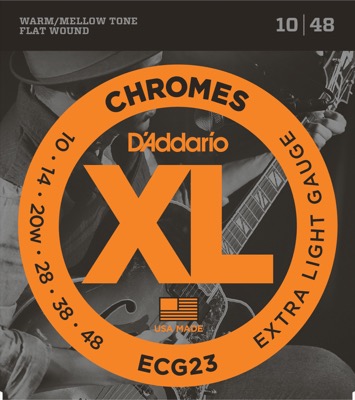 ECG23 i gruppen Strenger / Gitarstrenger / D'Addario / Electric Guitar / Chromes Flat Wound hos Crafton Musik AB (370353807050)