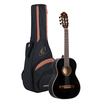 R221BK-3/4 i gruppen Gitar / Klassisk og Spansk Gitar / Ortega / 3/4 Scale hos Crafton Musik AB (332116253249)