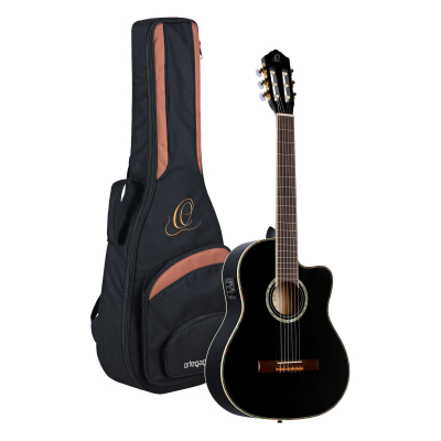 RCE141BK i gruppen Gitar / Klassisk og Spansk Gitar / Ortega / Med Pickup hos Crafton Musik AB (332122053249)