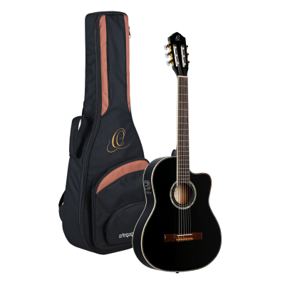 RCE145BK i gruppen Gitar / Klassisk og Spansk Gitar / Ortega / Med Pickup hos Crafton Musik AB (332124053249)