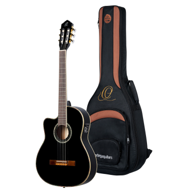 RCE145LBK i gruppen Gitar / Klassisk og Spansk Gitar / Ortega / Lefthand hos Crafton Musik AB (332124153249)