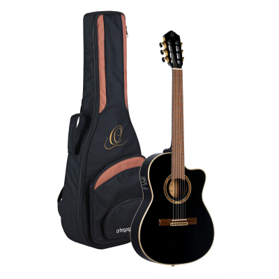 RCE138-T4BK i gruppen Gitar / Klassisk og Spansk Gitar / Ortega / Med Pickup hos Crafton Musik AB (332146203249)