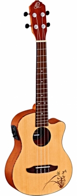 RU5CE-TE i gruppen Annet strengeinstrumenter / Ukulele / Ortega / Med Pickup hos Crafton Musik AB (332304153249)