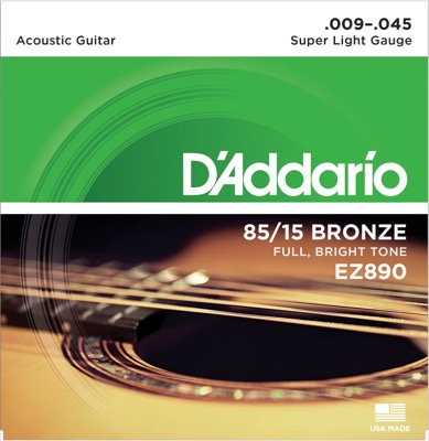 EZ890 i gruppen Strenger / Gitarstrenger / D'Addario / Acoustic Guitar / 80/15 Great American hos Crafton Musik AB (370210007050)