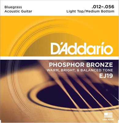 EJ19 i gruppen Strenger / Gitarstrenger / D'Addario / Acoustic Guitar / Phosphor Bronze hos Crafton Musik AB (370255807050)