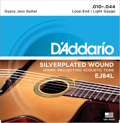 EJ84L i gruppen Strenger / Gitarstrenger / D'Addario / Acoustic Guitar / Gypsy Jazz hos Crafton Musik AB (370264607050)