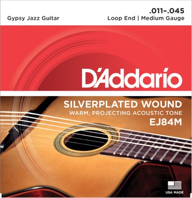 EJ84M i gruppen Strenger / Gitarstrenger / D'Addario / Acoustic Guitar / Gypsy Jazz hos Crafton Musik AB (370264657050)