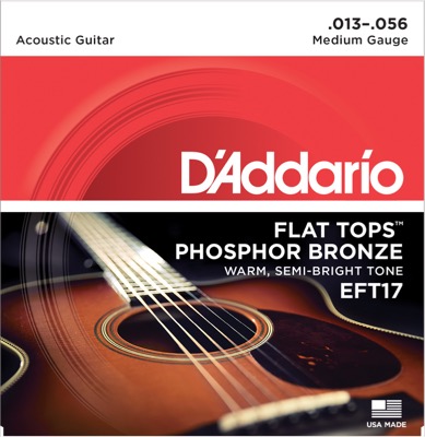 EFT17 i gruppen Strenger / Gitarstrenger / D'Addario / Acoustic Guitar / Phosphor Bronze Flat Tops hos Crafton Musik AB (370287007050)