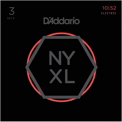 NYXL1052-3P i gruppen Strenger / Gitarstrenger / D'Addario / Electric Guitar / Multipack hos Crafton Musik AB (370301037150)