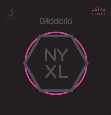 NYXL0942-3P i gruppen Strenger / Gitarstrenger / D'Addario / Electric Guitar / Multipack hos Crafton Musik AB (370301047050)