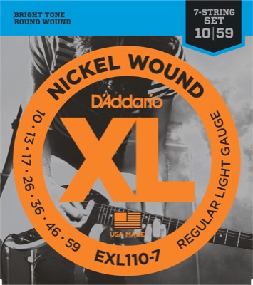 EXL110-7 i gruppen Strenger / Gitarstrenger / D'Addario / Electric Guitar / EXL-Round Nickel Wound hos Crafton Musik AB (370310877050)