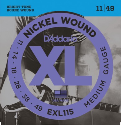 EXL115 i gruppen Strenger / Gitarstrenger / D'Addario / Electric Guitar / EXL-Round Nickel Wound hos Crafton Musik AB (370312807050)