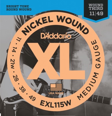 EXL115W i gruppen Strenger / Gitarstrenger / D'Addario / Electric Guitar / EXL-Round Nickel Wound hos Crafton Musik AB (370313807050)