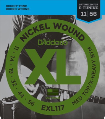 EXL117 i gruppen Strenger / Gitarstrenger / D'Addario / Electric Guitar / EXL-Round Nickel Wound hos Crafton Musik AB (370313937050)
