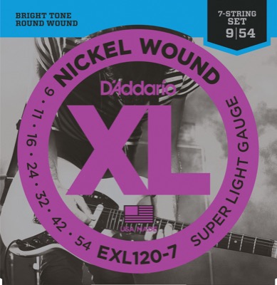 EXL120-7 i gruppen Strenger / Gitarstrenger / D'Addario / Electric Guitar / EXL-Round Nickel Wound hos Crafton Musik AB (370314877050)
