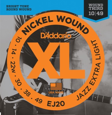 EJ20 i gruppen Strenger / Gitarstrenger / D'Addario / Electric Guitar / EXL-Round Nickel Wound hos Crafton Musik AB (370321007050)