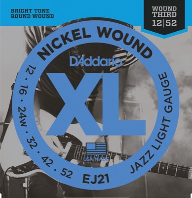 EJ21 i gruppen Strenger / Gitarstrenger / D'Addario / Electric Guitar / EXL-Round Nickel Wound hos Crafton Musik AB (370321807050)