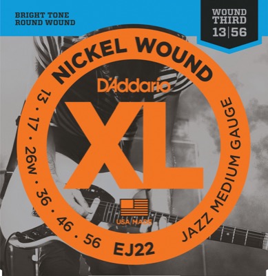 EJ22 i gruppen Strenger / Gitarstrenger / D'Addario / Electric Guitar / EXL-Round Nickel Wound hos Crafton Musik AB (370322807050)