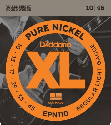 EPN110 i gruppen Strenger / Gitarstrenger / D'Addario / Electric Guitar / XL-Pure Nick. Round Wound hos Crafton Musik AB (370338107050)