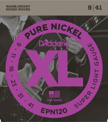 EPN120 i gruppen Strenger / Gitarstrenger / D'Addario / Electric Guitar / XL-Pure Nick. Round Wound hos Crafton Musik AB (370338207050)