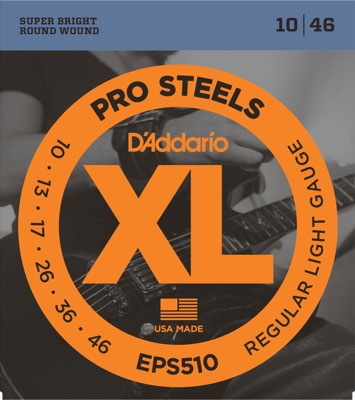 EPS510 i gruppen Strenger / Gitarstrenger / D'Addario / Electric Guitar / XL-ProSteels Round Wound hos Crafton Musik AB (370351107050)