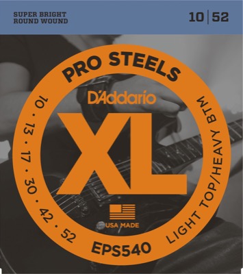 EPS540 i gruppen Strenger / Gitarstrenger / D'Addario / Electric Guitar / XL-ProSteels Round Wound hos Crafton Musik AB (370351407050)