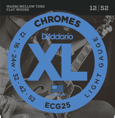 ECG25 i gruppen Strenger / Gitarstrenger / D'Addario / Electric Guitar / Chromes Flat Wound hos Crafton Musik AB (370355807050)