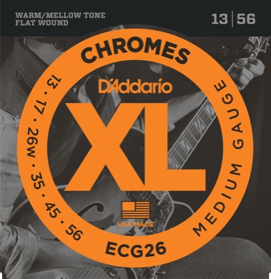 ECG26 i gruppen Strenger / Gitarstrenger / D'Addario / Electric Guitar / Chromes Flat Wound hos Crafton Musik AB (370356807050)