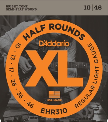 EHR310 i gruppen Strenger / Gitarstrenger / D'Addario / Electric Guitar / Half Round hos Crafton Musik AB (370361007050)