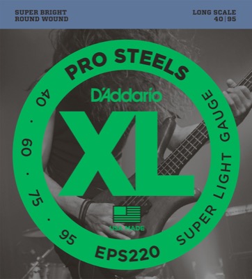 EPS220 i gruppen Strenger / Basstrenger / D'Addario / ProSteels Round Wound hos Crafton Musik AB (370406057050)