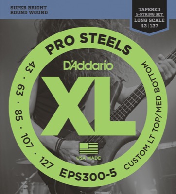 EPS300-5 i gruppen Strenger / Basstrenger / D'Addario / ProSteels Round Wound hos Crafton Musik AB (370406757050)