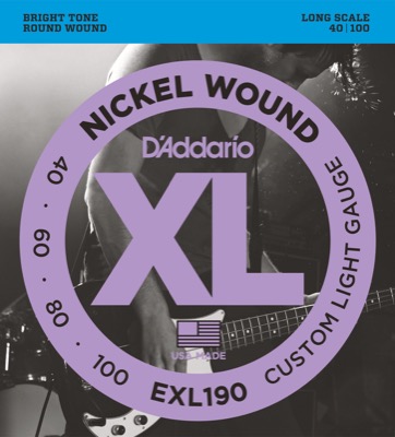 EXL190 i gruppen Strenger / Basstrenger / D'Addario / EXL Nickel Round Wound hos Crafton Musik AB (370408507050)