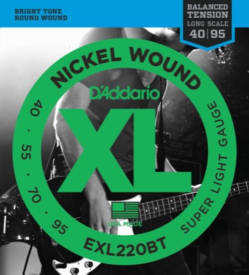 EXL220BT i gruppen Strenger / Basstrenger / D'Addario / EXL Nickel Round Wound hos Crafton Musik AB (370409007050)
