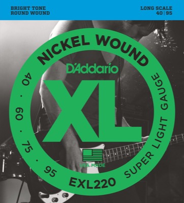 EXL220 i gruppen Strenger / Basstrenger / D'Addario / EXL Nickel Round Wound hos Crafton Musik AB (370409807050r)