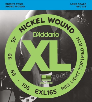 EXL165 i gruppen Strenger / Basstrenger / D'Addario / EXL Nickel Round Wound hos Crafton Musik AB (370415807050)