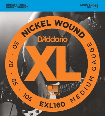 EXL160 i gruppen Strenger / Basstrenger / D'Addario / EXL Nickel Round Wound hos Crafton Musik AB (370416807050)