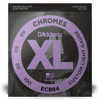 ECB84 i gruppen Strenger / ELEKTRISK BASS / D'Addario / Chromes Flat Wound hos Crafton Musik AB (370464007050)