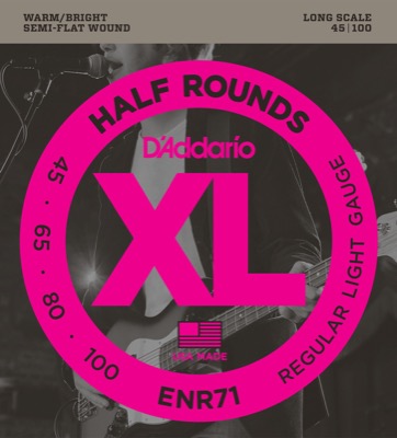 ENR71 i gruppen Strenger / Basstrenger / D'Addario / Half Round Nickel Wound hos Crafton Musik AB (370489157050)