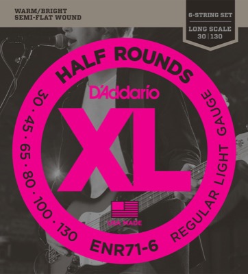 ENR71-6 i gruppen Strenger / Basstrenger / D'Addario / Half Round Nickel Wound hos Crafton Musik AB (370489207050)