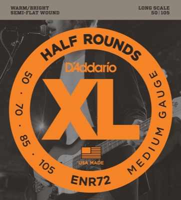 ENR72 i gruppen Strenger / Basstrenger / D'Addario / Half Round Nickel Wound hos Crafton Musik AB (370489257050)