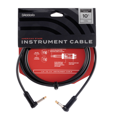 PW-AMSGRR-10 i gruppen Kabler / D'Addario Accessories / Instrument Cables / American Stage Series hos Crafton Musik AB (370700537050)
