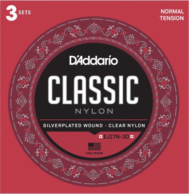 EJ27N-3D i gruppen Strenger / Gitarstrenger / D'Addario / Classic Guitar / Multipack hos Crafton Musik AB (370961277050)