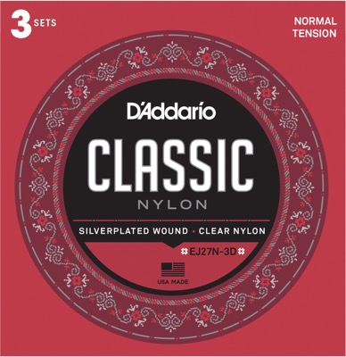 EJ27N-3D i gruppen Strenger / Gitarstrenger / D'Addario / Classic Guitar / Multipack hos Crafton Musik AB (370961277050)